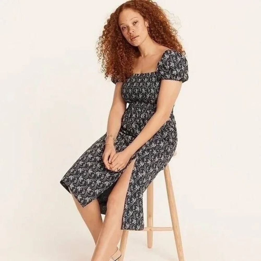 J. Crew smocked square